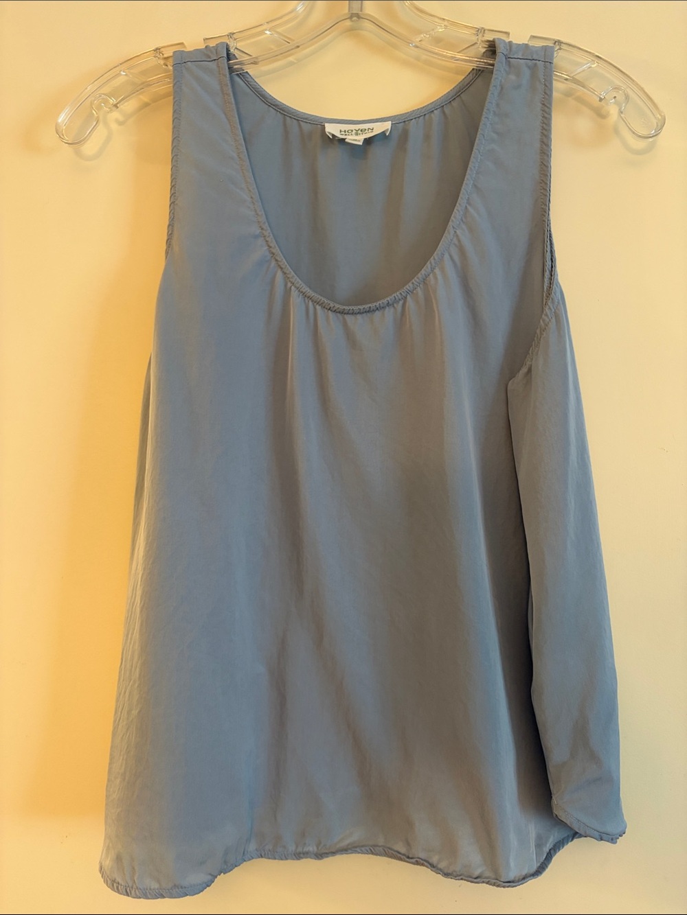 Haven Well Within Light Blue Scoop Neck Sleeveless Relaxed Tank,‎ size medium